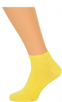 Gule Ankelstrømper(korte strømper) Str. 35-38