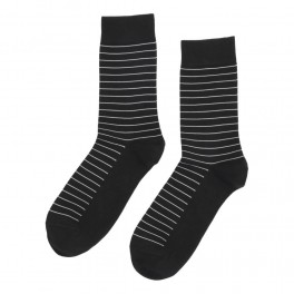 Herrestrømper med striber, sort, CPH Sock Company, str. 45-48