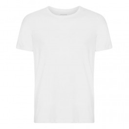 Hvid Bambus T-Shirt - Str. XL