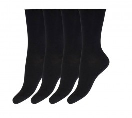JBS of Denmark bambusstrømper til damer 4-pak, sort