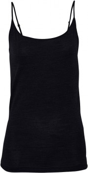 Uld top med smalle stropper, damer, JBS of Denmark, sort, str. medium