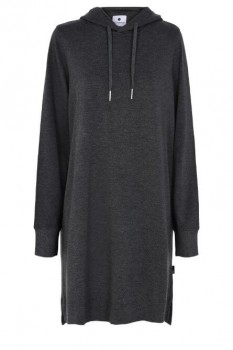 JBS of Denmark Bambus Hoodie Dress Mørkegrå, Str. Small