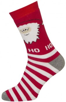 Julestrømper Med Julemand Vinterstrik Str. 39-42