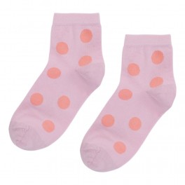 Korte ankelstrømper fra Socks CPH - Lila Dot str. 36-39