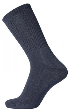 Egtved Bomuldsokker "Terry Sole", Mørkeblå Str. 40-45