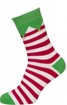 Julestrømper "Elf" Vinterstrik str. 35-38