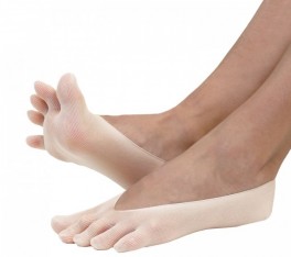 ToeToe Nylon Foot Cover Beige Str. 35 - 42