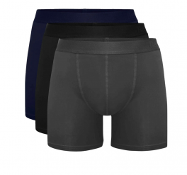 Resteröds 3-Pak Bambus Tights (Ekstra benlængde), Multifarve - Str. Medium