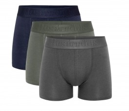 Resteröds 3-Pak Bambus Tights, Grå, Army og Navy - Str. Medium