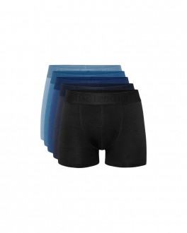 Resteröds - 5-pak Bambus Boxershorts - Blå - Str. X-Large