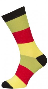 Strømper Med Brede Striber Str. 35-38