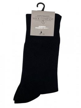 CPH Socks Comp. Komfort- og diabetessokker, Sort bambus - Str. 39-42