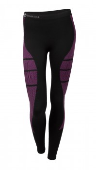 Termisk baselayer leggings, dame, pink, str. S/M