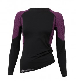 Termisk baselayer trøje, dame, pink, str. L/XL