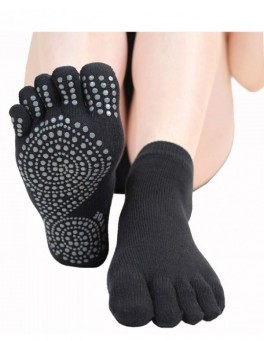 ToeToe Yoga & Pilates Anti-Slip Sole Trainer Sort Str. 36-39