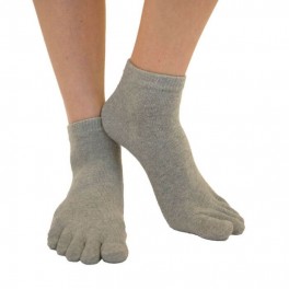 Ankel Tåsokker, ToeToe Essential Anklet Grå Str. 35-46 Ankel Tåsokker, ToeToe Essential Anklet Grå Str. 35-46