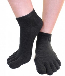 Ankel Tåsokker, ToeToe Essential Anklet Sort Str. 35-46 Ankel Tåsokker, ToeToe Essential Anklet Sort Str. 35-46