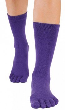 ToeToe Essential Tåstrømper Mid-Calf Lilla Str. 35-46
