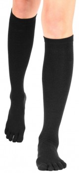 ToeToe Knæstrømper Sort Str. 35-46