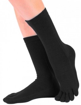 ToeToe Essential Mid-Calf Tåsokker Sort Str. 35-46