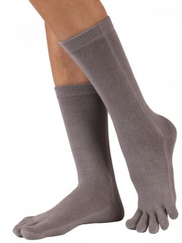 ToeToe Essential Mid-Calf Tåstrømper Grå Str. 35-46
