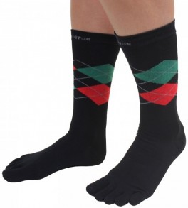 ToeToe Men Argyle tåstrømper - Str. 41-48