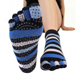 Skridsikre Tåstømper ToeToe Yoga & Pilates Trainer Stribet Str. 35-38