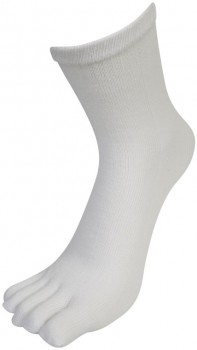 Billige Tåstrømper Hvid - Str- 35-43