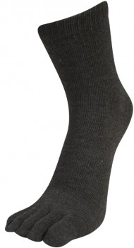 Billige Tåstrømper Mørkegrå - Str- 35-43