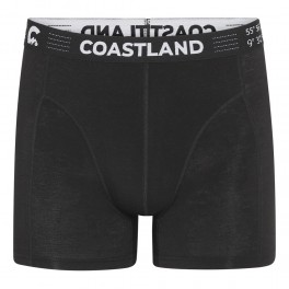 Sorte Coastland uld-boxershorts, 2X-Large