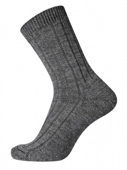 Grå Egtved Uldsokker "Heavy" - Str. 45-48