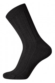 Sorte Egtved Uldsokker "Heavy" - Str. 45-48