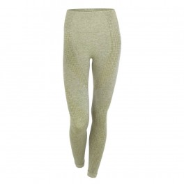 Højtaljede dame sportsleggings fra Stark Soul - Khaki str. X-Large