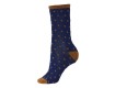 Socks CPH Damestrømpe - Dot Navy med glitter