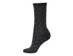 Socks CPH Damestrømpe - Dot Sort med glitter