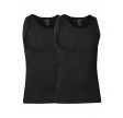 2-Pak JBS bambus tank-top (singlet), sort, str. large