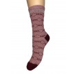 Decoy ankle socks glitter, Rosa/Gylden