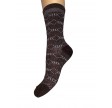 Decoy ankle sock glitter, Brun/Kobber