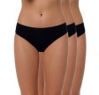 3-pak bambus brief trusser, sort, str. medium
