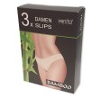 3-pak bambus brief trusser, råhvid, str. XL