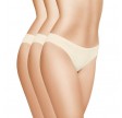 3-pak bambus brief trusser, råhvid, str. medium