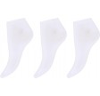 DECOY sneaker socks bamboo 3pk - Hvid