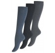Knæstrømper Uden Top-Elastik - 3-Pak - Str. 35-38