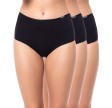 3-Pak Maxi Brief Trusser, Sort, Str. Small