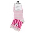 4 Par Strømper Med Rullekant Berry Stripes