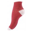 4 Par Strømper Med Rullekant Berry Stripes