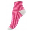 4 Par Strømper Med Rullekant Berry Stripes