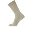 Beige Egtved bomuldsstrømper uden elastik - Str. 45-48