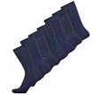 7 Par Bambusstrømper I Gaveæske, JBS, Navy, Str. 37-40