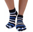 ToeToe Essential Anklet Tåstrømper Denim Str. 35-46